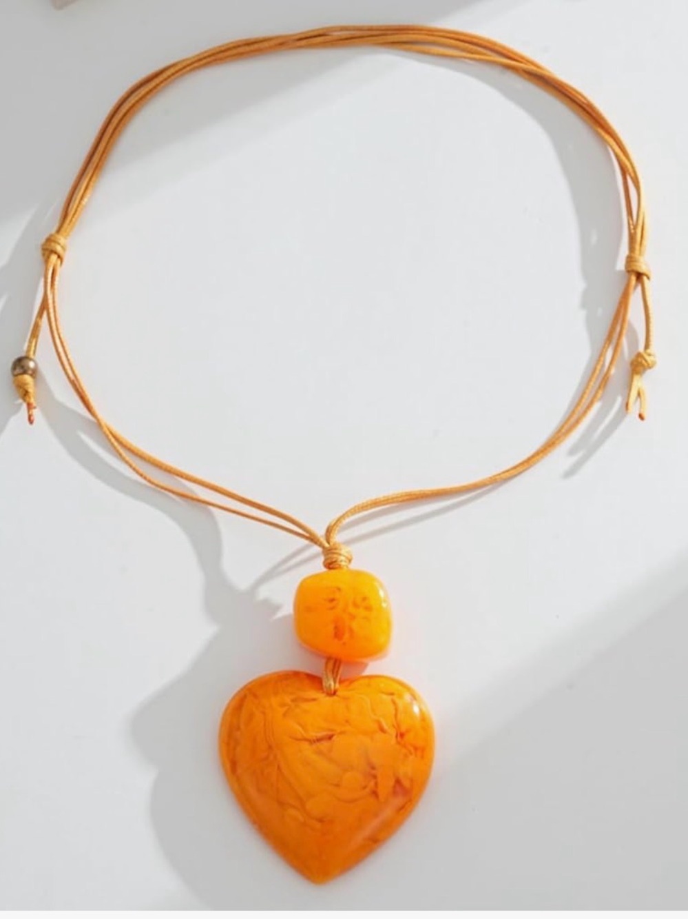 Chunky Heart Statement Necklace